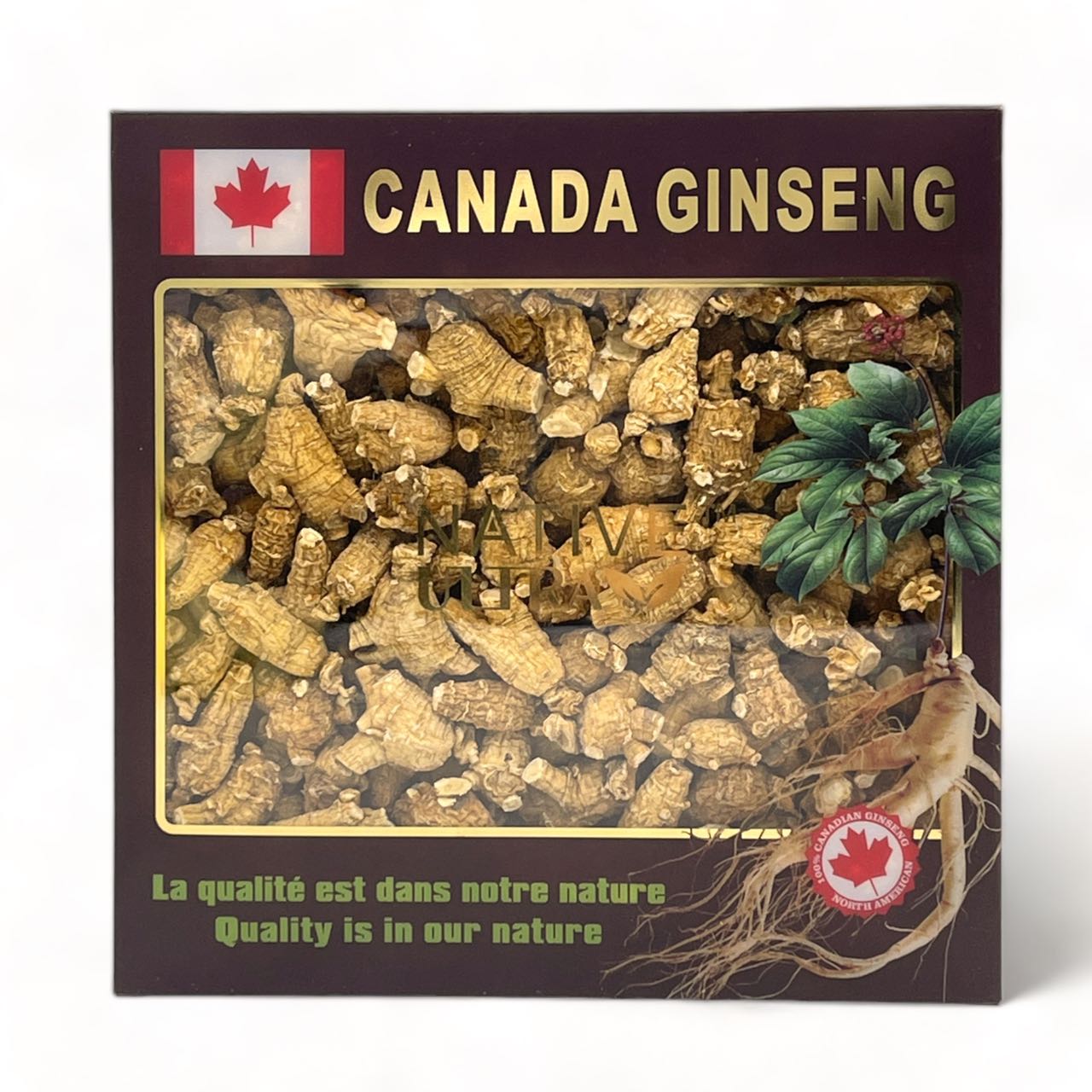 "NATIVE ULTRA" Premium Canadian Ginseng (2g/piece) , 454g/box