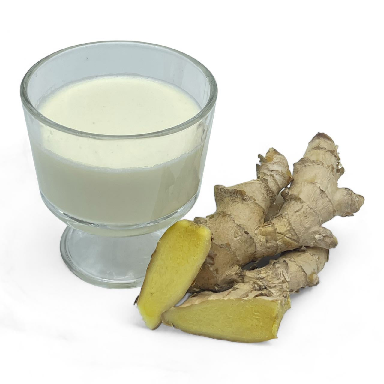 Ginger milk pudding