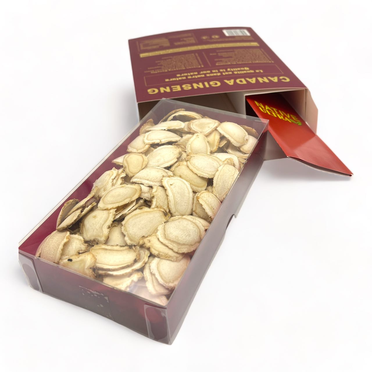 "NATIVE ULTRA" Canadian Ginseng Slices, 100g/box