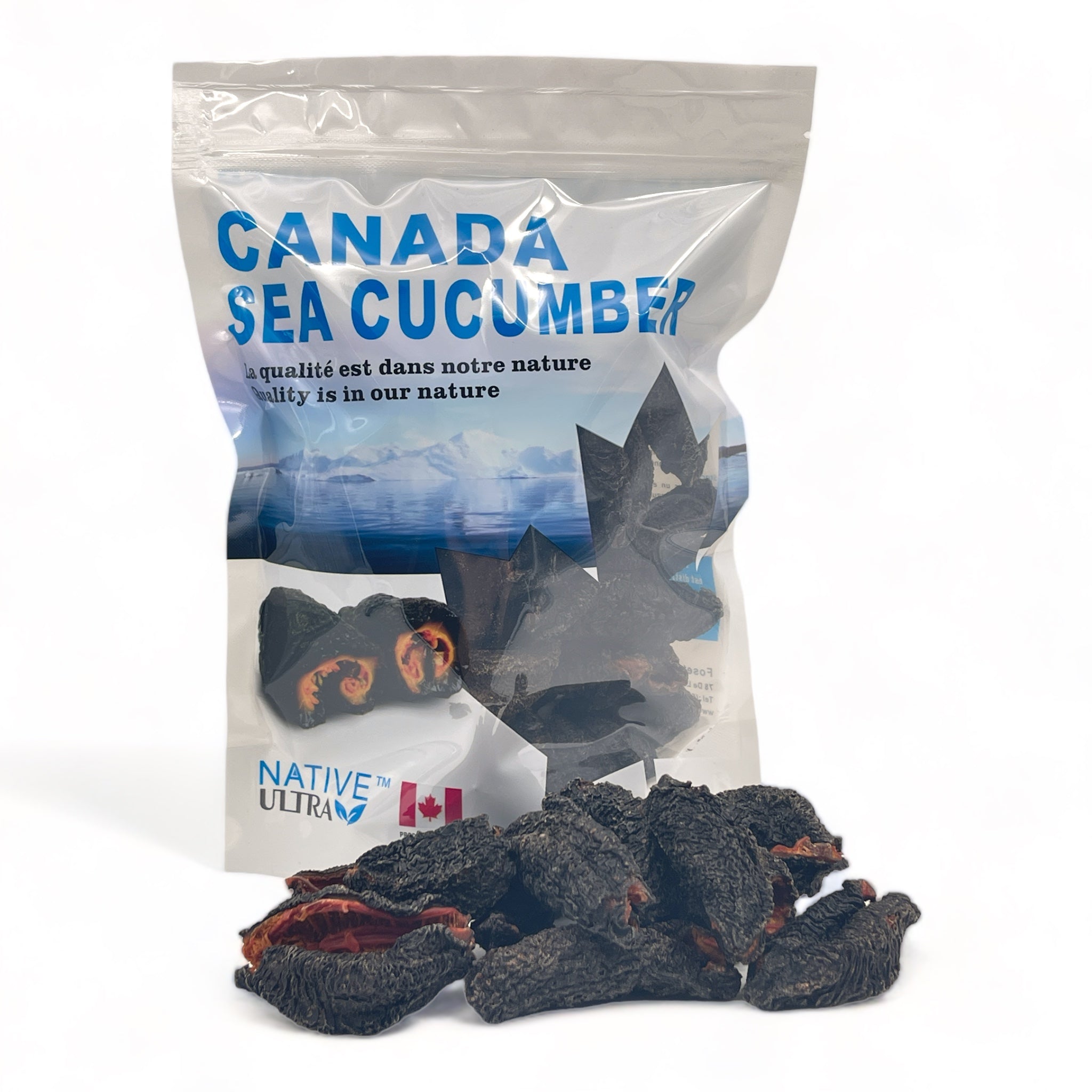NATIVE ULTRA Canada Wild Sea Cucumber (Butterfly-Cut), 454g/Bag