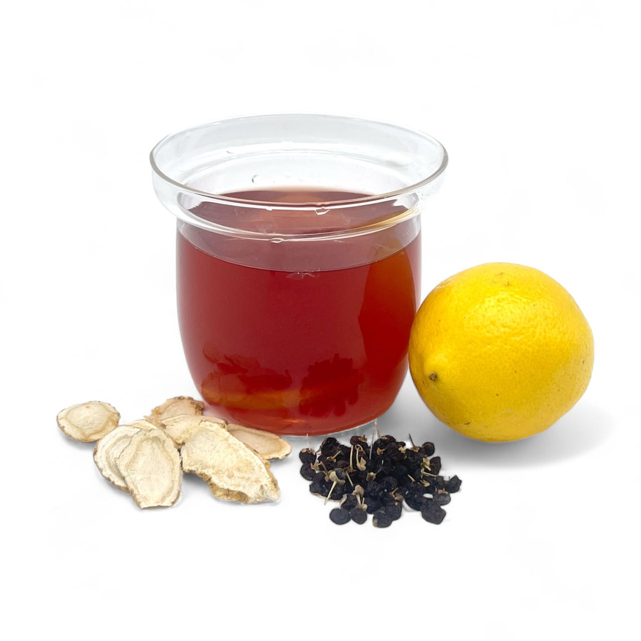 Ginseng, Lemon, and Black Goji Berry Tea