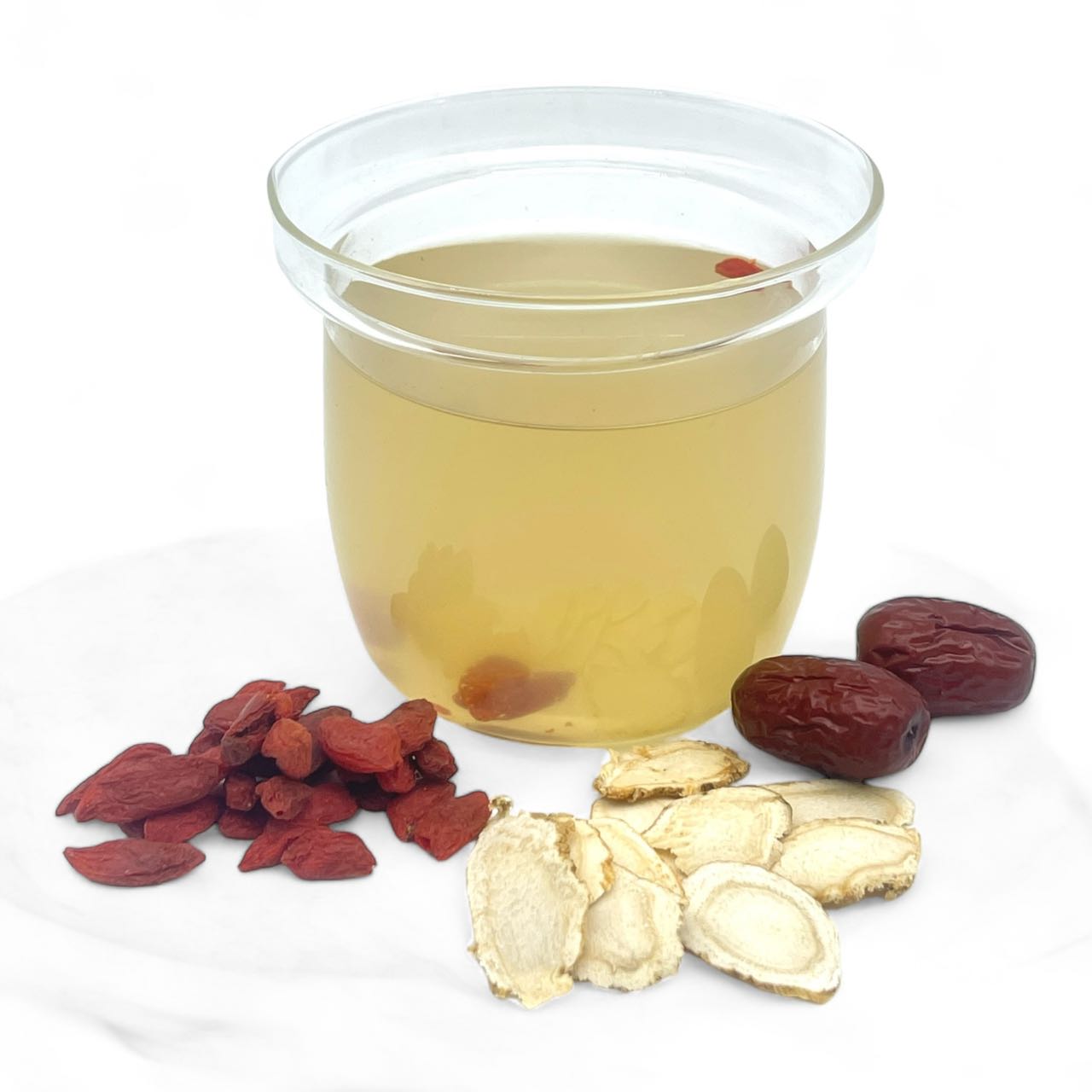 American Ginseng, Red Date, and Goji Berry Tea